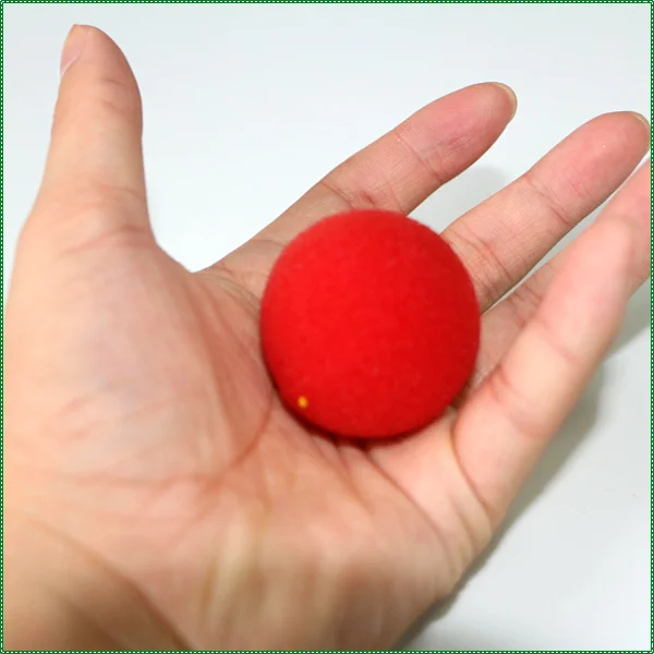 Red color low density sponge foam magic ball