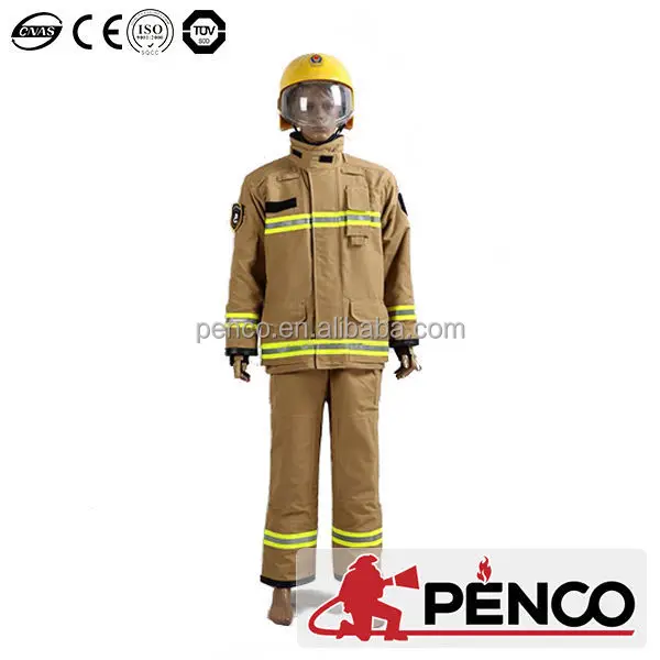 Nomex fire fighting fireman fire entry firefighter fireproof suit