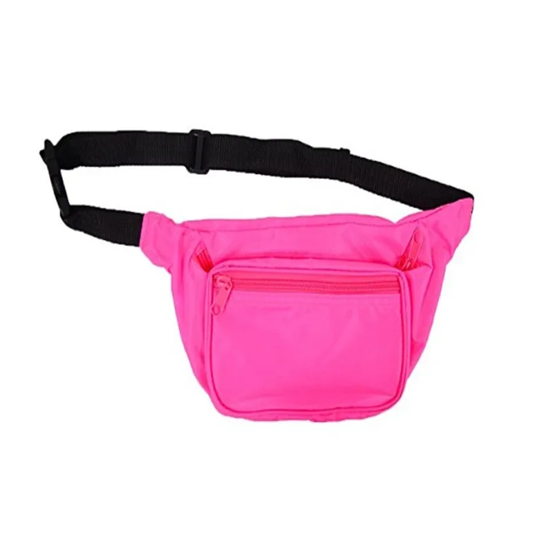 Fashion Party Fanny Pack Waist Belt Bag Oempromo Custom Colorful Sport Thread  Phone Bag OEM Unisex Zipper fanny pack bag