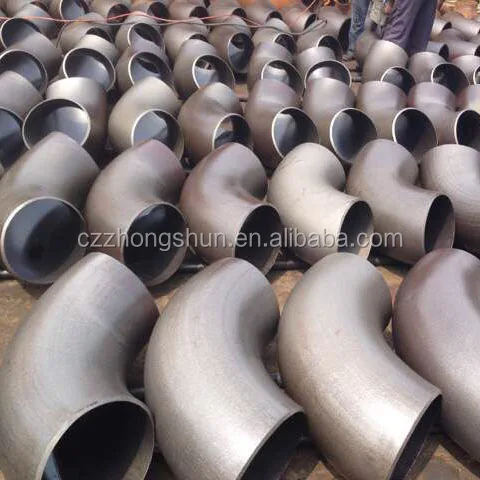 GI Pipe Fitting Iron Thread Malleable I MS Plumbing Materials Galvanized Black Pipe Elbow Fittings Carbon Steel Nipple Bend Pipe