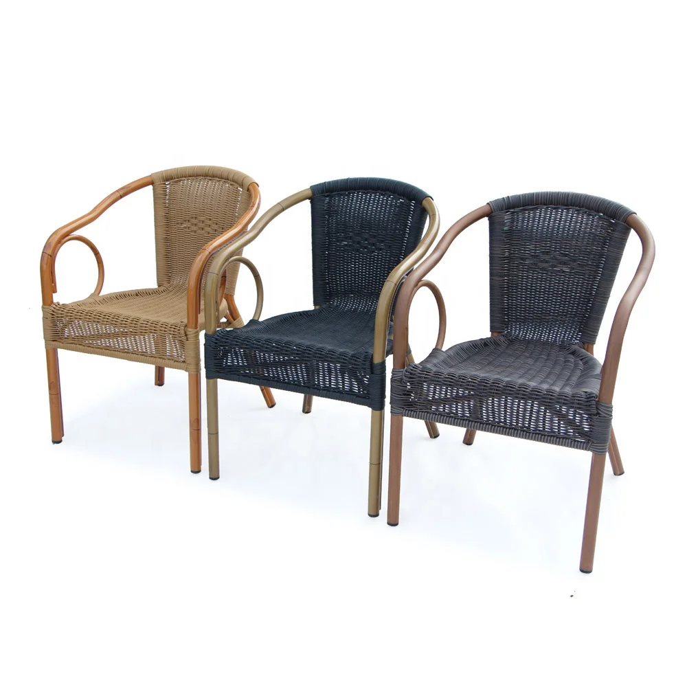 Aluminium Plastic Metal Bamboo Rattan Chair