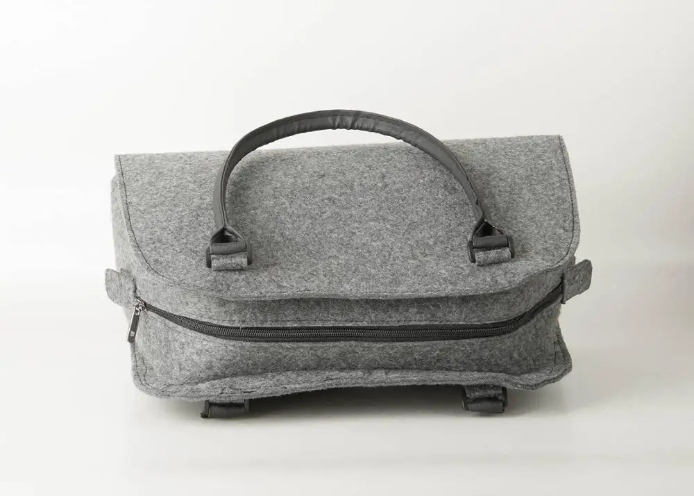 New Fashion eco friendly  felt custom design Shoulder bag Felt Women handbag