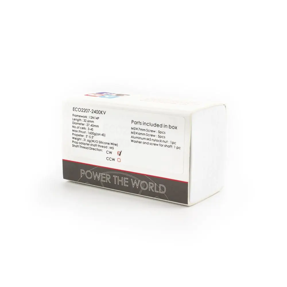 
Emax ECO Series ECO2207 25V 500w 3-6S Brushless Motor for RC Drone Racing FPV brushless dc motor controller Tatoo Machine Drone 