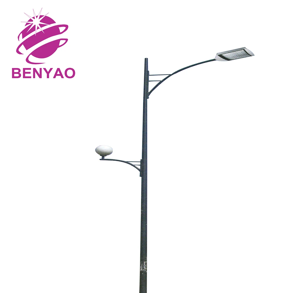 Customized design road lamp integrated solar street lamp with outdoor lamp posts
