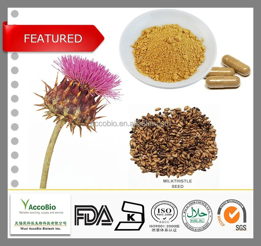 
100%Nature Blessed Thistle 4:1 Powdered Extract 