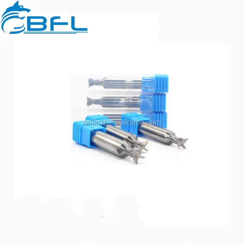 BFL Carbide 4 Blades Dovetail Sharp Endmill Cutter  Dovetail Groove milling cutter cutting tool
