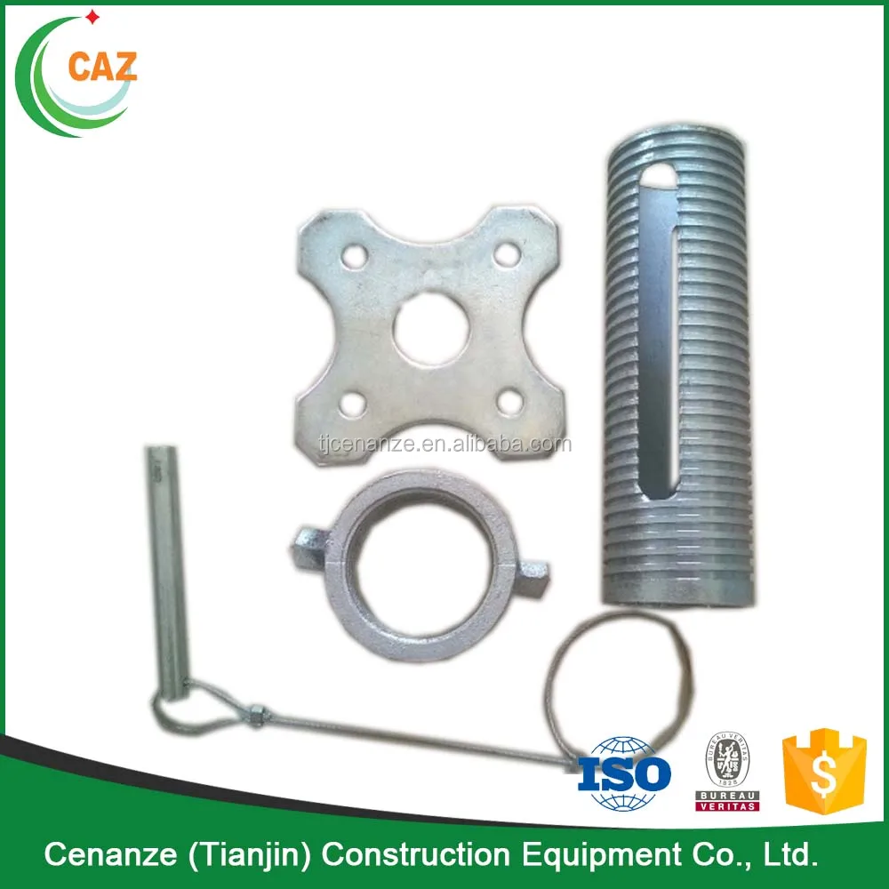 Tubular Scaffolding Shoring Hot-dip Galvanized Heavy Duty Strut Jack Adjustable Height Steel Prop