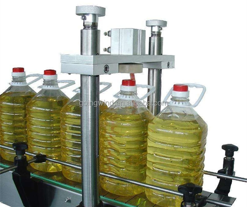 Automatic cooking oil bottling machine auto edible oil filling and sealing machine packing line cheap price for sale