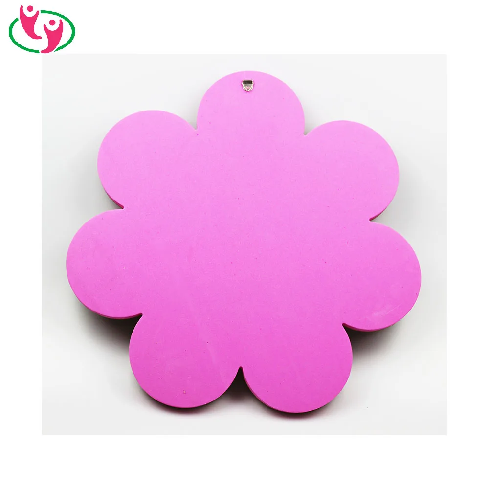 Whole Sell Fancy Customized Flower Shape EVA Cork Notice Board