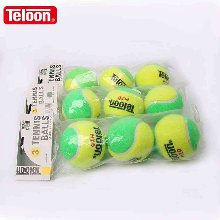ITF Approved Brand Teloon OEM low Pressurized children/kids training tennis ball for Stage 1