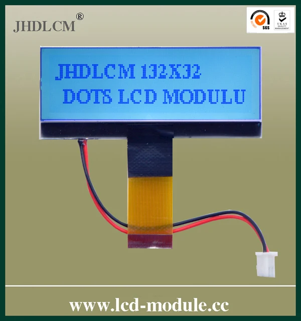 132x32 точки синий режим stn графический жк-модуль зубчатых JHD13232-G23BTW-BW
