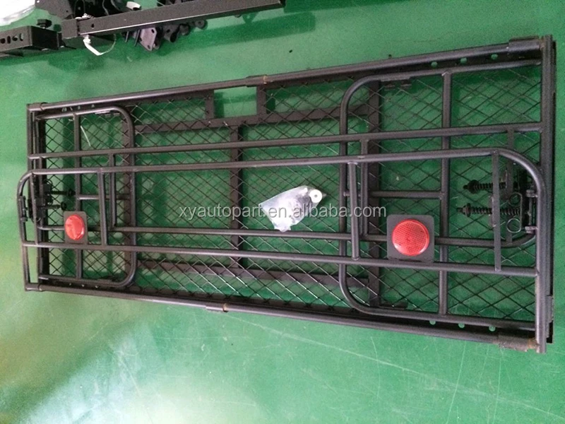 Heavy Duty hitch Luggage Carrier Cargo basket with two hitch ball