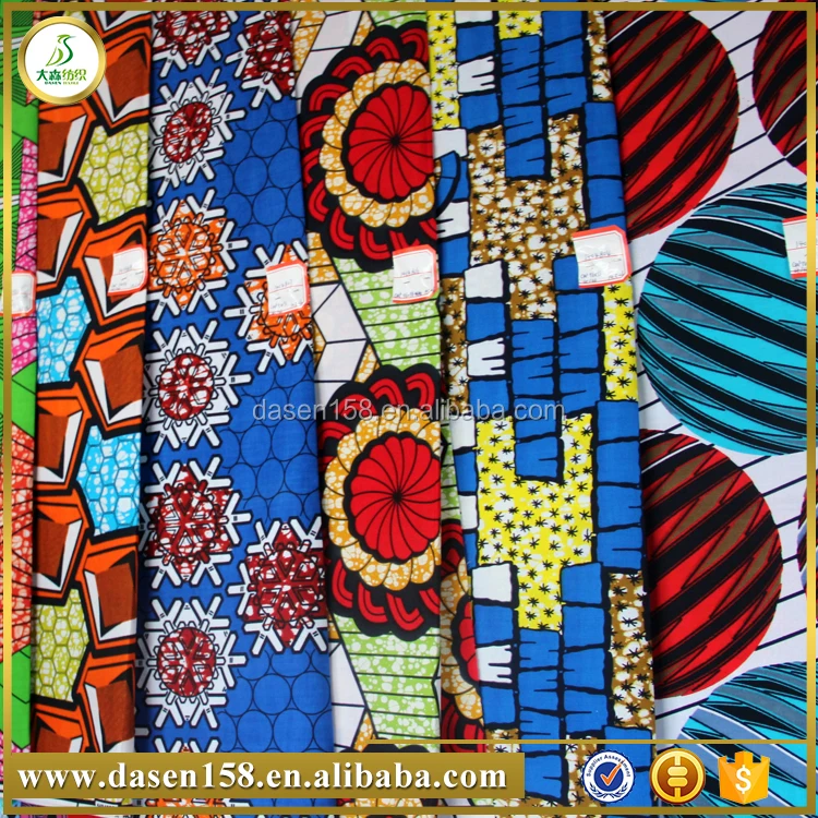 ISO 9001Approved real african wax prints fabric bulk buy from china
