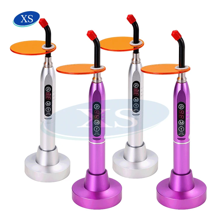 High quality colorful metal dental LED curing light wireless dental lamp with high power