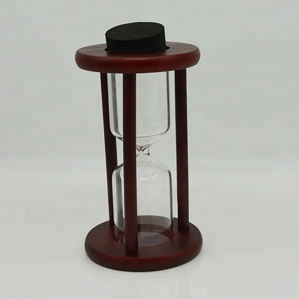 Wood Refillable Hourglass Empty Sand Timer Hourglass