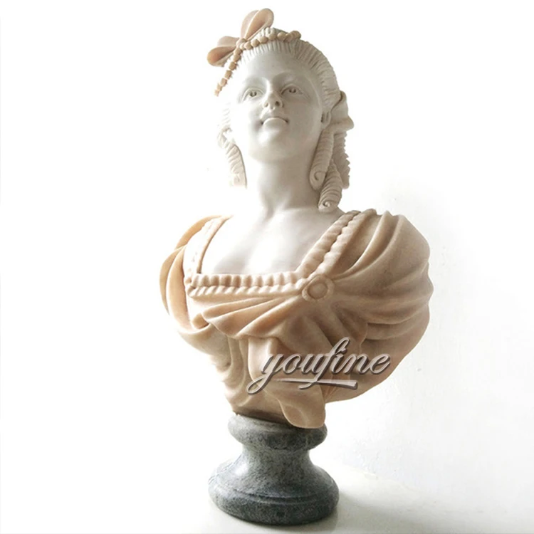 African negro bust stone statue