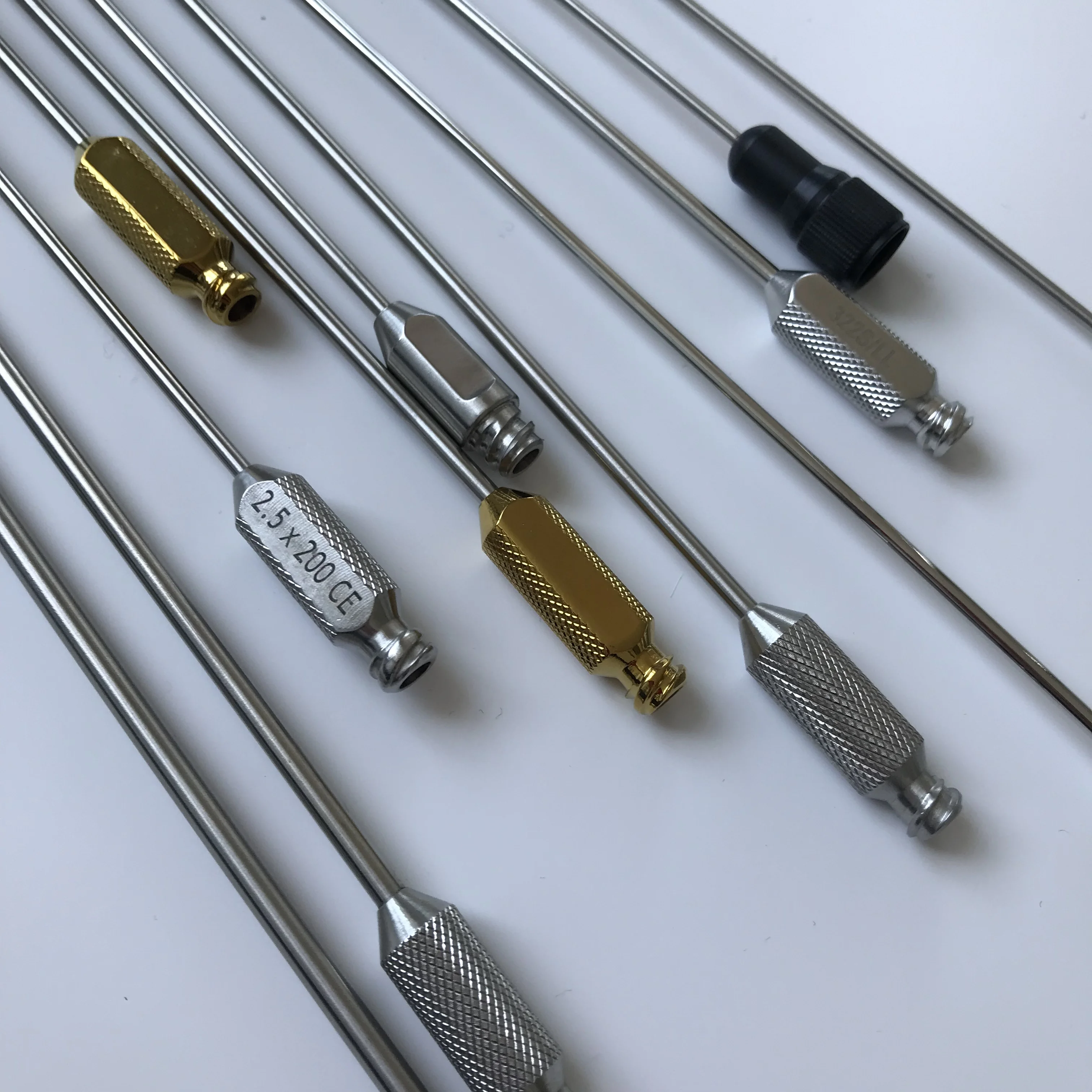 
Fat Suction Harvesting Round Tip Liposuction Cannulas 