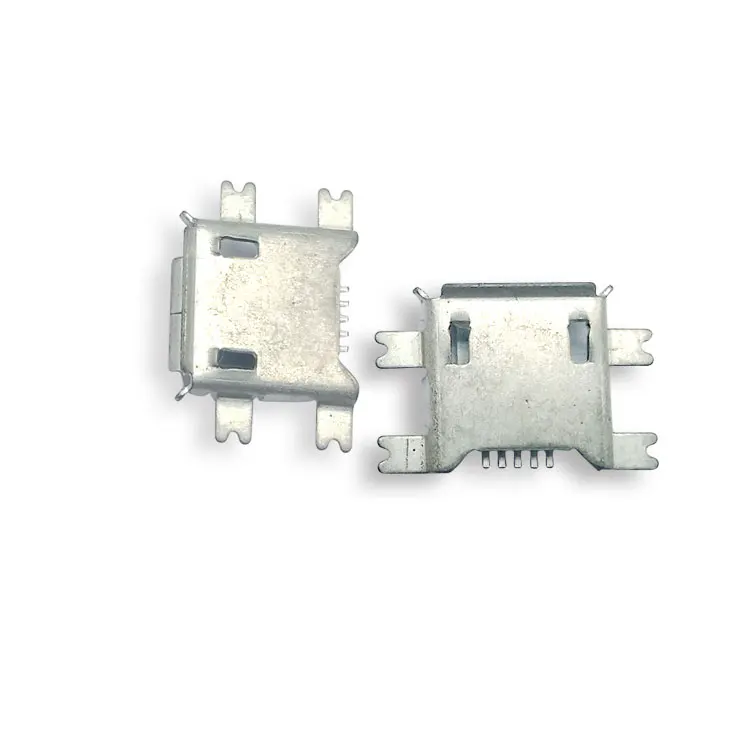 Four Terminals  Smd Conpetitve Price  Charging Port  USB B  Female  5 Pin  Micro USB Connector