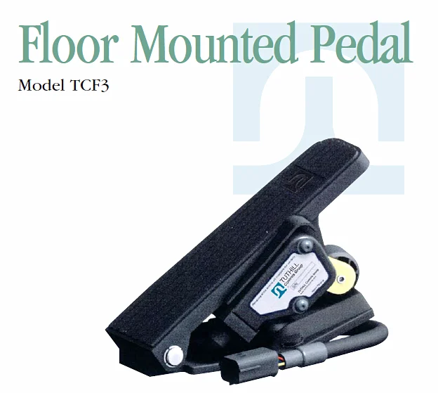 accelerator pedals for controlling electric vehicles and modern hydraulic systems