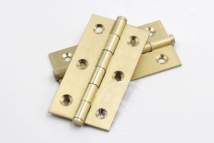 small brass hinges