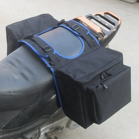 Motorcycle saddle bags waterproof courier motorcycle tail pannier bag