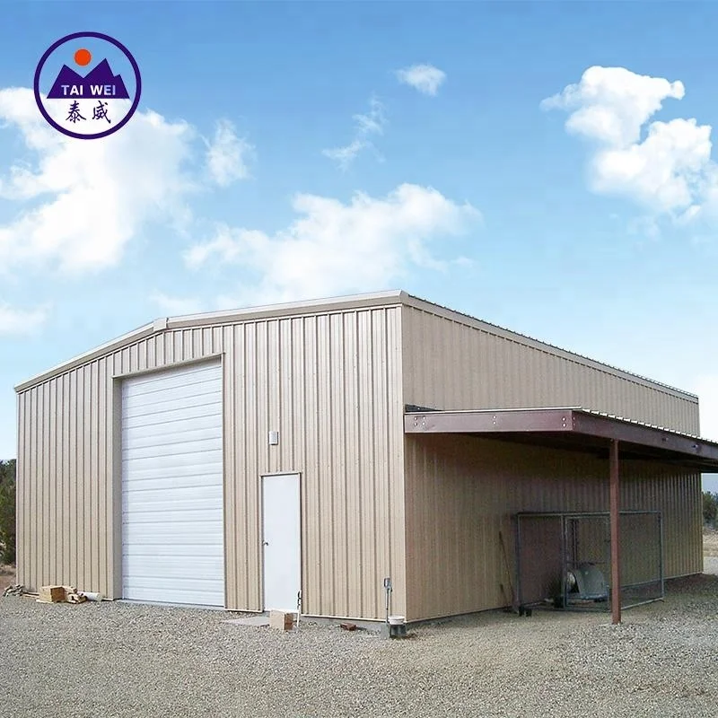 Good design low cost industrial shed metal insulated roof steel warehouse building