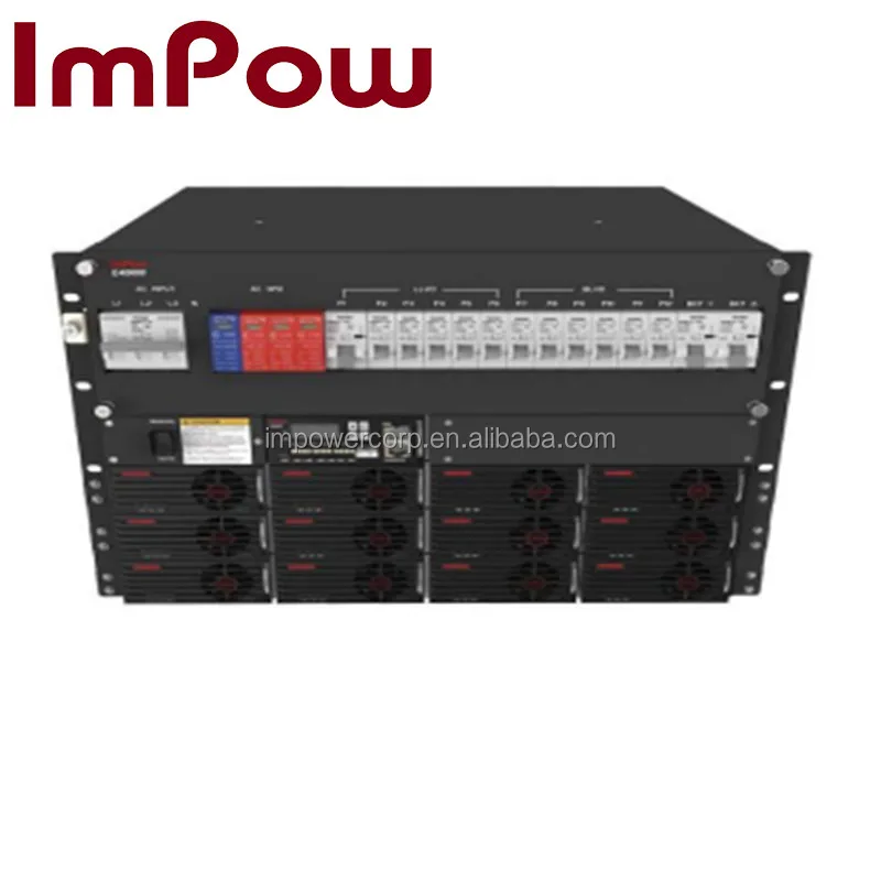 2 U embedded -48V 19' rack telecom power energy system with 2000W rectifier