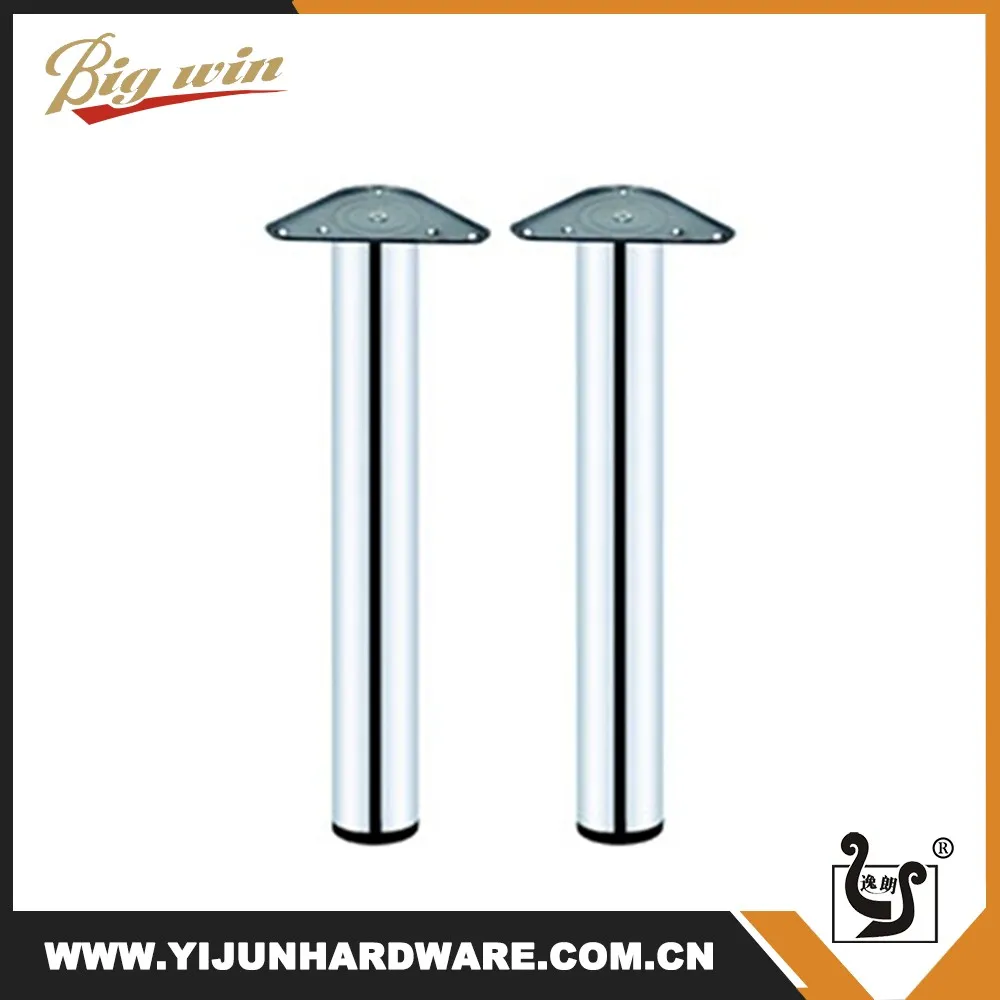 Chrome stainless steel bar coffee dining metal folding adjustable telescopic furniture table legs
