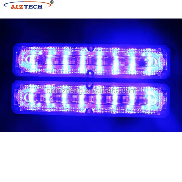 Car Accessories double Row Led Headlight Linear bright strobe light for vehicle