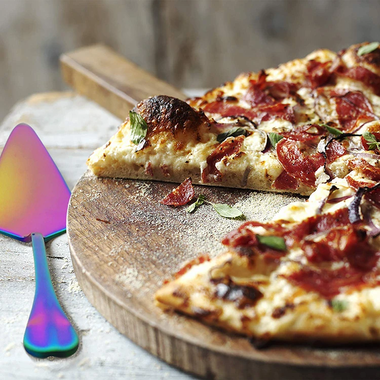 
Wholesale Toothed Stainless Steel Pizza Pia Baking Tools Cake Shovel 