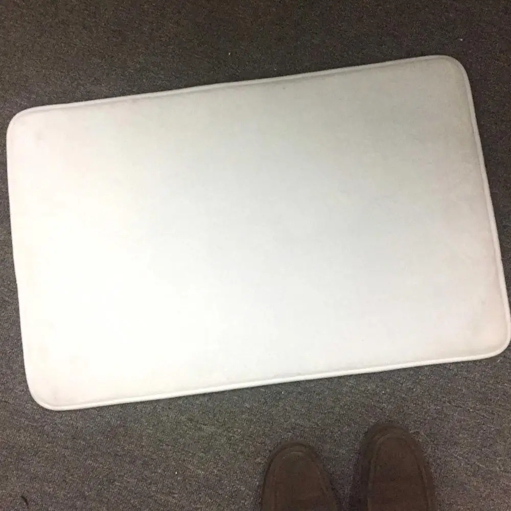 Heat Press Dye Sublimation Digital Printing White Mats Blank Polyester Rugs