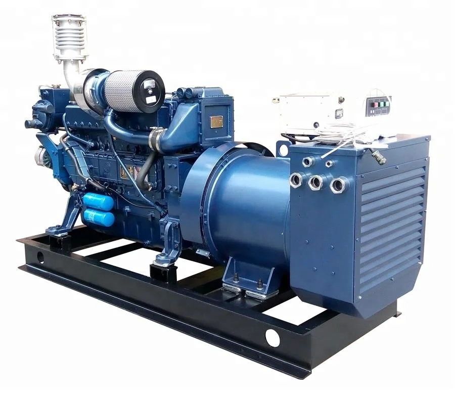 China manufacturer price WeiChai 1500rpm 3 phase kva 150kw marine diesel generating set