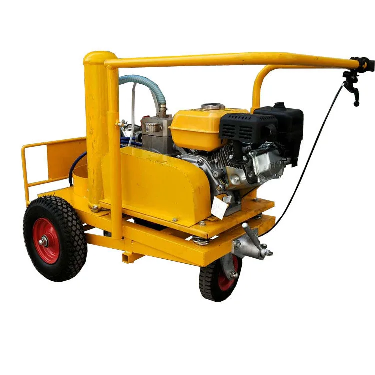 hand-pushed cold paint road line marking machine safety line painting equipment