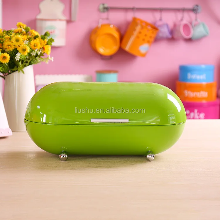 Bread storage canisters metal powder coating bread bins