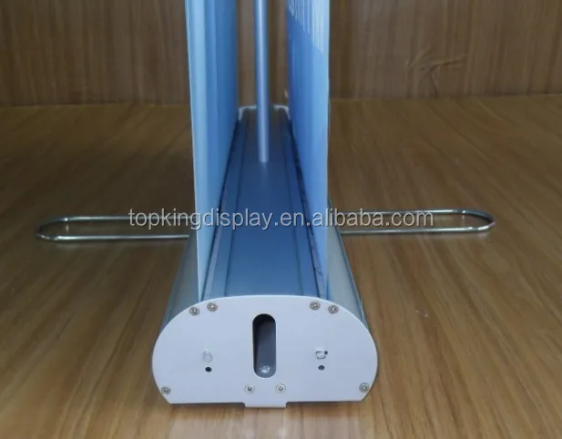 Выставочный стенд, стойка с проволочной ножкой, двусторонний баннер из алюминия