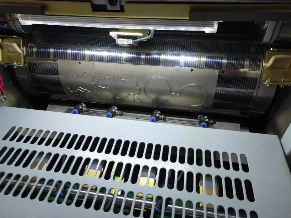 Dapeng 4055 die cutting machine for stickers rotary blade paper roll cutting machine die cutter for paper creasing/ kiss cutting