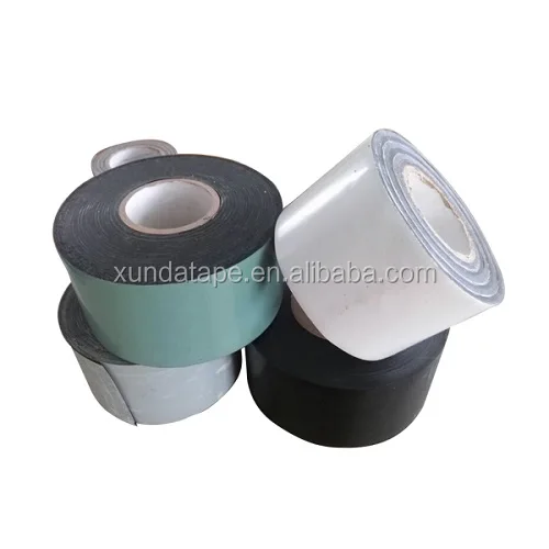 White and black corrosion protection tape for gas water pipeline
