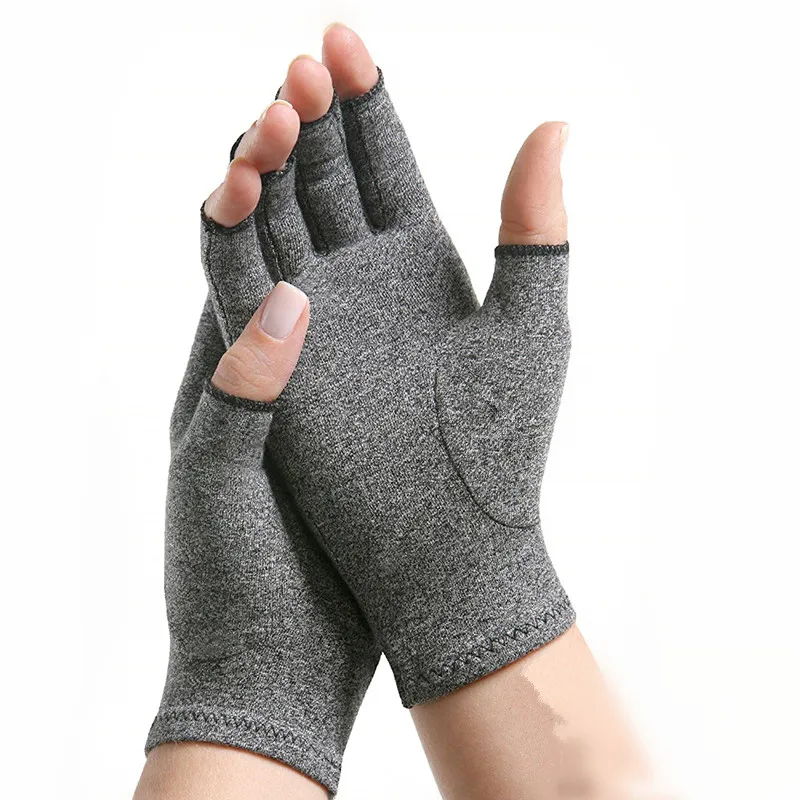 Factory wholesale Anti Arthritis Fingerless Compression Therapy Gloves