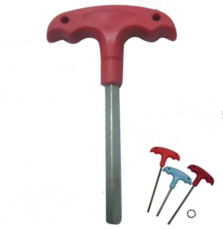 allen key hex key spanner hex wrench with plastic handle and flat end or ball end or torx end
