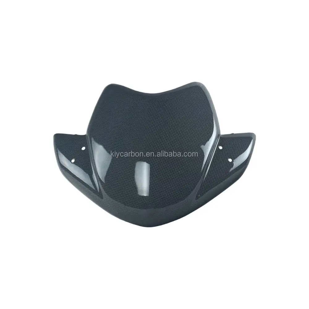 Carbon fiber windshield for Triumph motorcycle