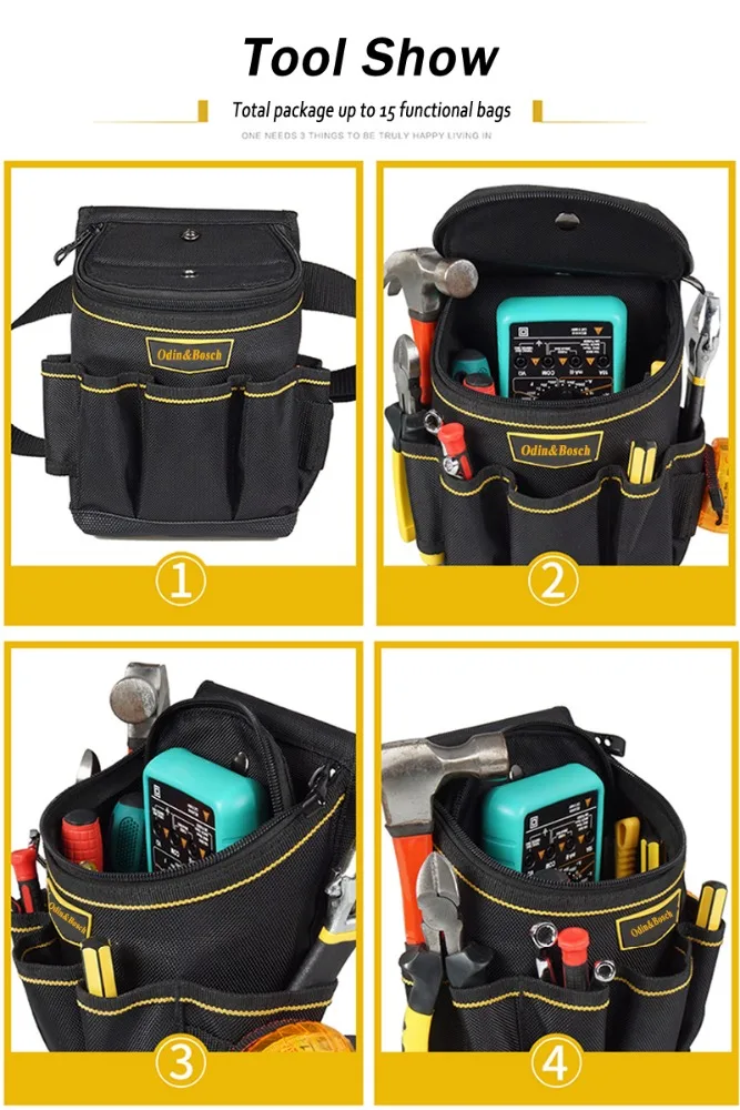 Portable Customize Multifunctional Exquisite Small Waist Tool Bag