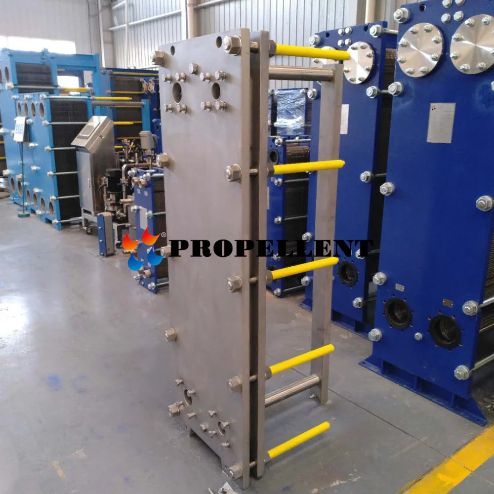 Hastelloy plate heat exchanger for Sodium Hydroxide NaOH