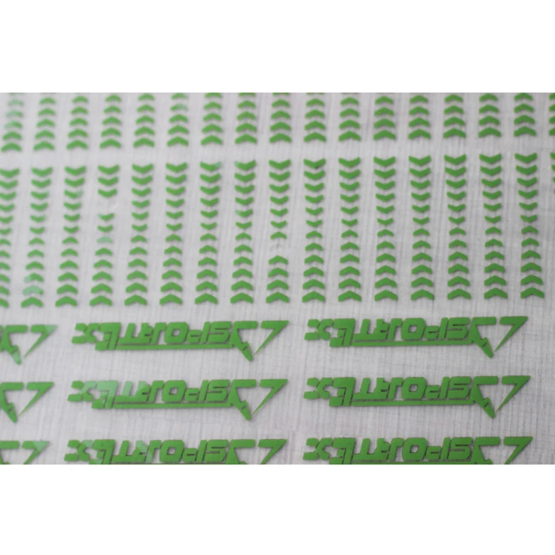 Top quality high density 3d logo sticker heat transfer