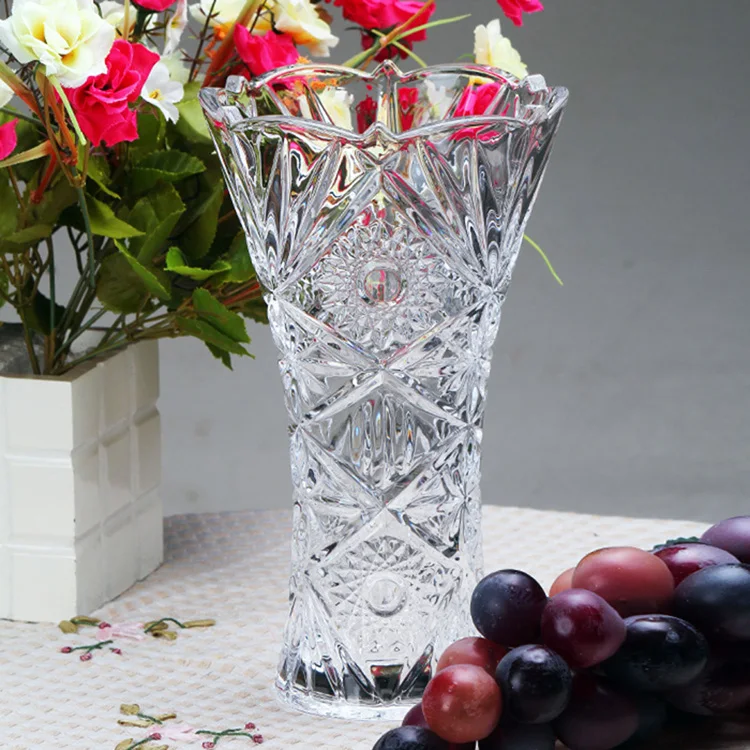 Wholesale cylindrical crystal vase