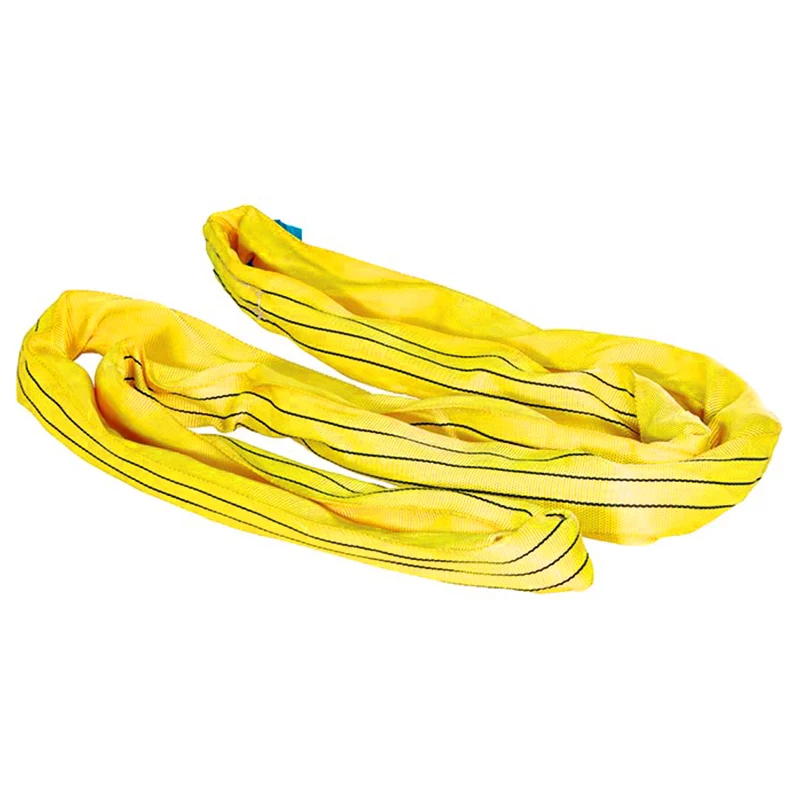 
Customized Length high-strength polyester 3 ton endless round webbing sling 