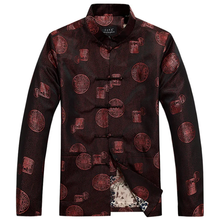 Новое поступление 2018, китайский костюм Тан для мужчин с торговой гарантией