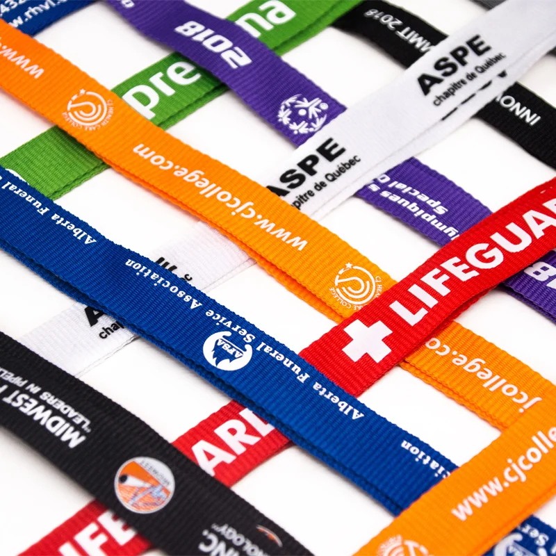 
1.0cm custom logo printed waterproof plastic pvc neck lanyard with badge reel 