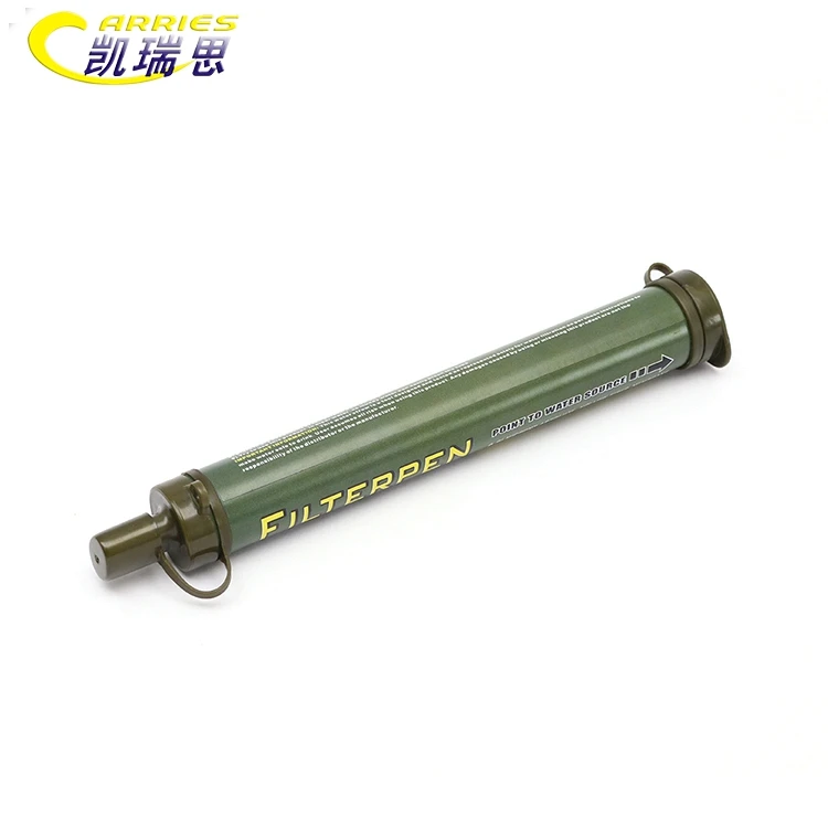 Emergency Preparedness Portable Personal Water Filter for Camping & Hiking Outdoor Travel Survival Kit