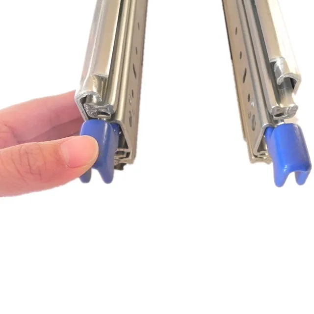 Foxslide extra long telescopic heavy sliding drawer guide width 76mm draw slider telescope