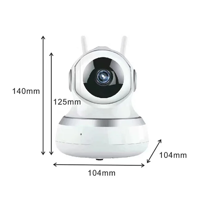5MP 3MP security wifi ip wireless camera h.265 4k  indoor 360 degree ehome app